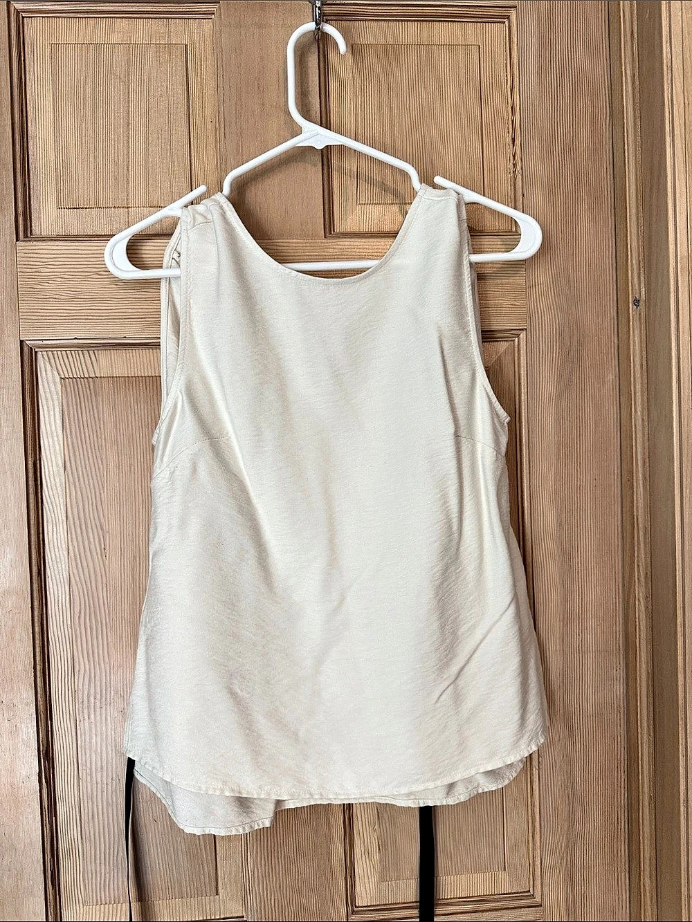 Cream Sleeveless Tank Top Like New